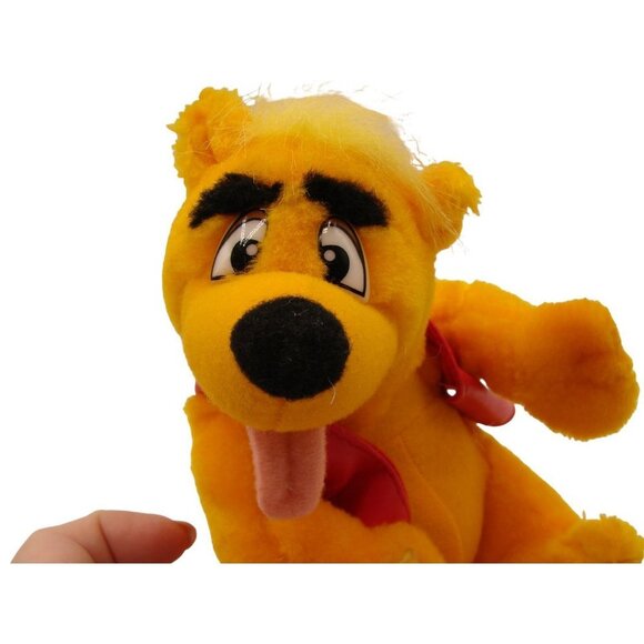 Vintage Nanco Yellow Honey Bear 1998 Honey Bee Red Vest Plush Animal Toy 7” - Picture 4 of 8